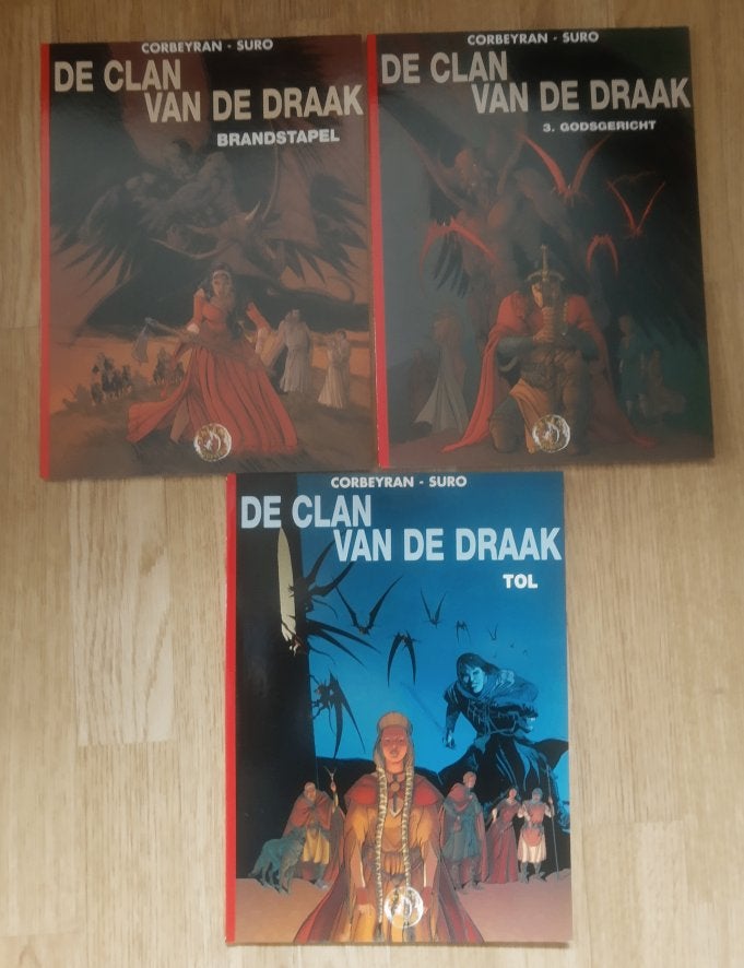 Serie Reeks Clan van de draak 1-3 - Suro / Collectie 500 SC, Meerdere stripboeken, Ophalen of Verzenden, Zo goed als nieuw