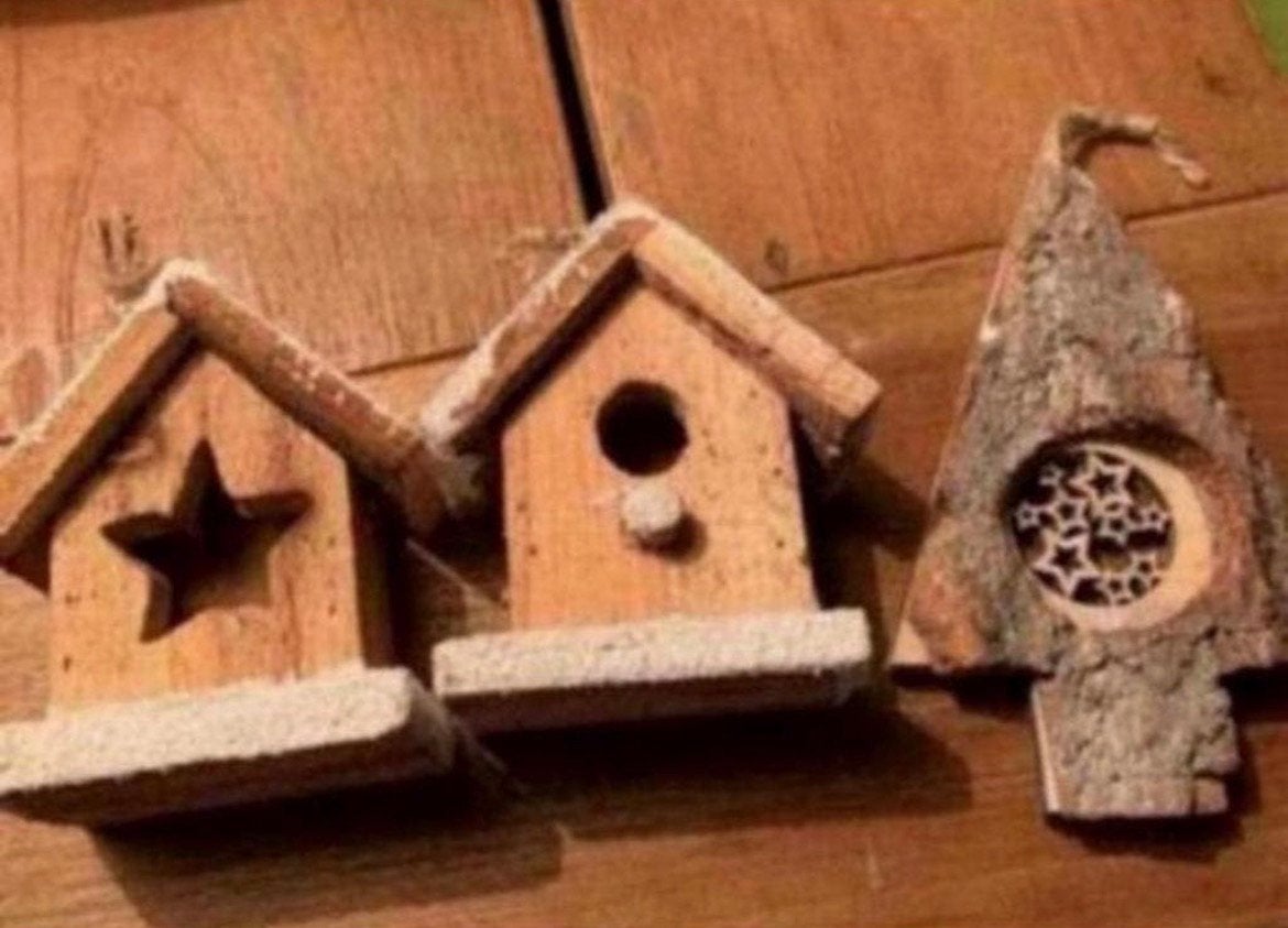 Kerst : divers w.o.: Houten Huisje /Lichtsnoer hart etc., Ophalen of Verzenden, Zo goed als nieuw