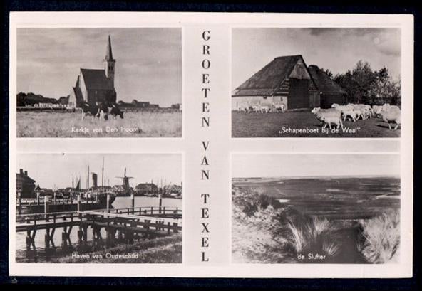 Texel, Groeten van., Ophalen of Verzenden, 1960 tot 1980, Gelopen, Waddeneilanden