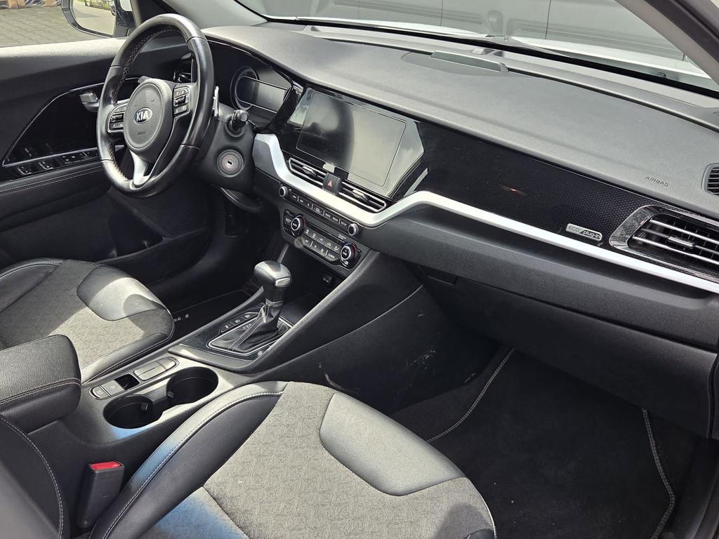 Kia Niro 1.6 GDi PHEV DynamicLine Xenon, Auto's, Kia, Gebruikt, Euro 6, Leder en Stof, Wit