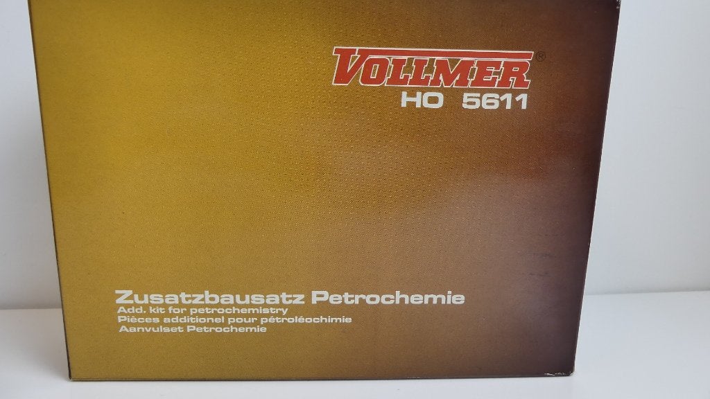 Bouwdoos H0: Vollmer aanvulset Petrochemie set ovp 5611, Overige merken, Brug, Tunnel of Gebouw, Nieuw, Ophalen of Verzenden