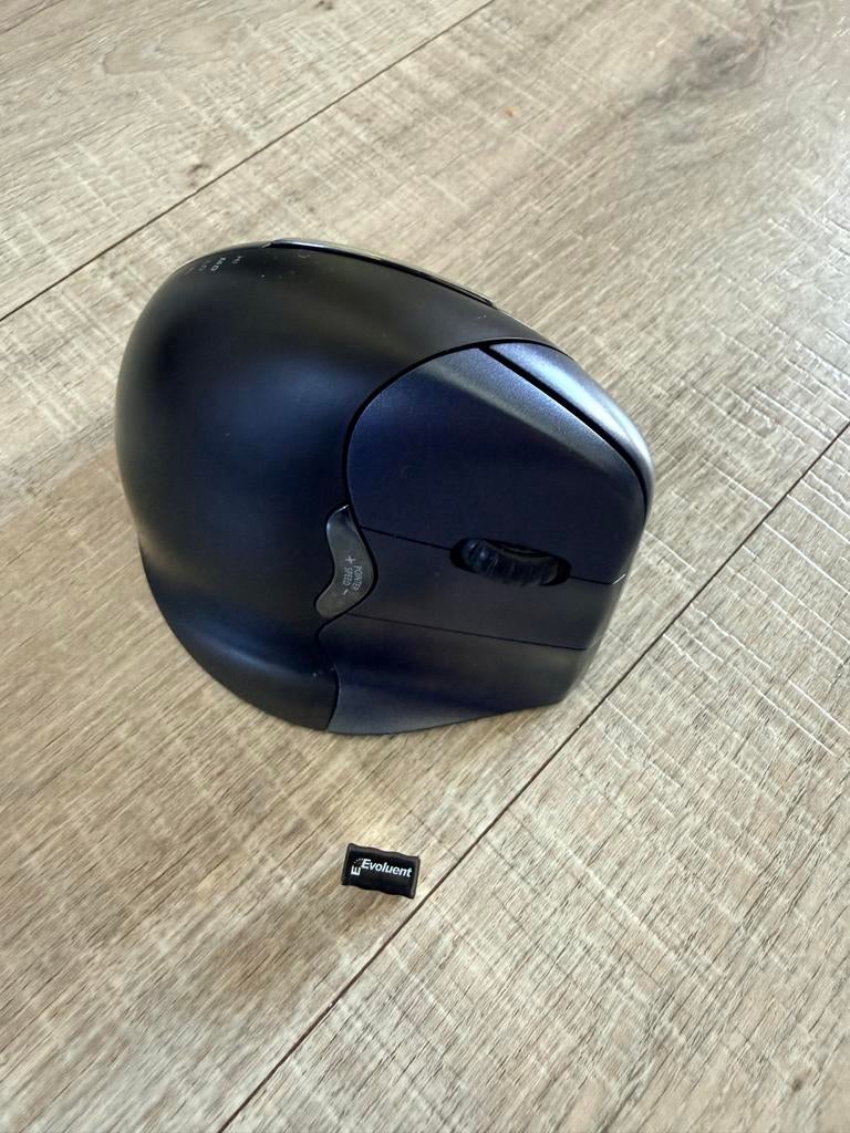 EVOLUENT VERTICALMOUSE 4 Draadloos Ergonomische Muis, Rechtshandig, Muis, Ergonomisch, Ophalen of Verzenden