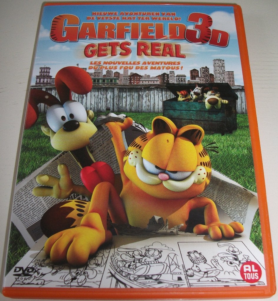Dvd *** GARFIELD 3D *** Gets Real, Animatie, Ophalen of Verzenden, Zo goed als nieuw, Alle leeftijden