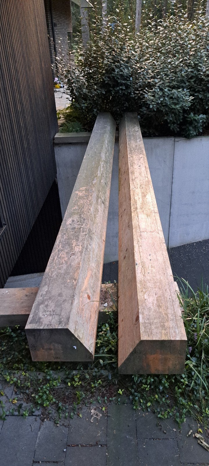 gelamineerde balken 4910mm lang, Ophalen, 250 cm of meer, Balken
