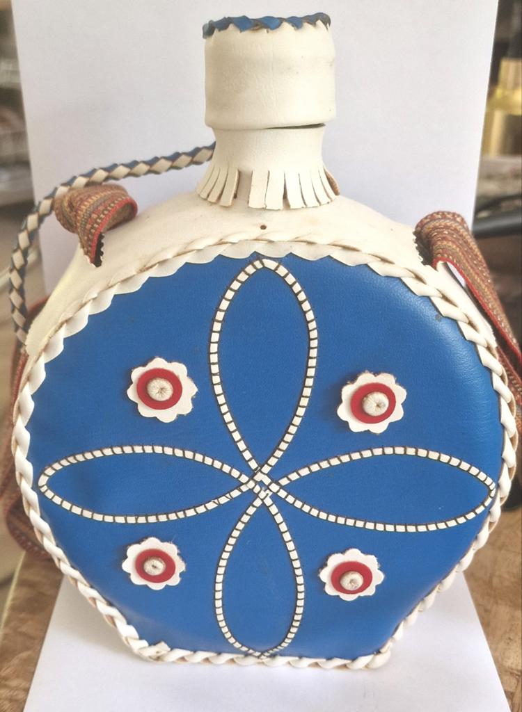Vintage manastirka sljivovica fles Joegoslavië, Antiek en Kunst, Ophalen of Verzenden