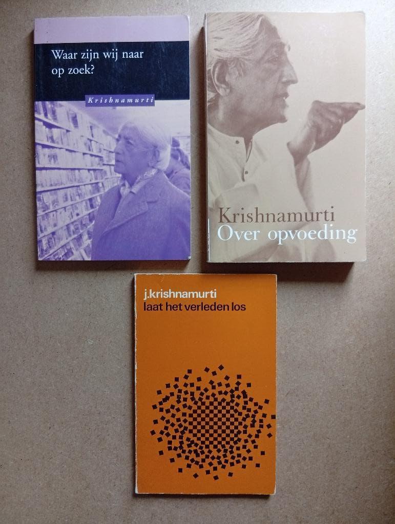 Krishnamurti - drie boeken, Boeken, Ophalen of Verzenden, Gelezen, Overige onderwerpen, Krishnamurti