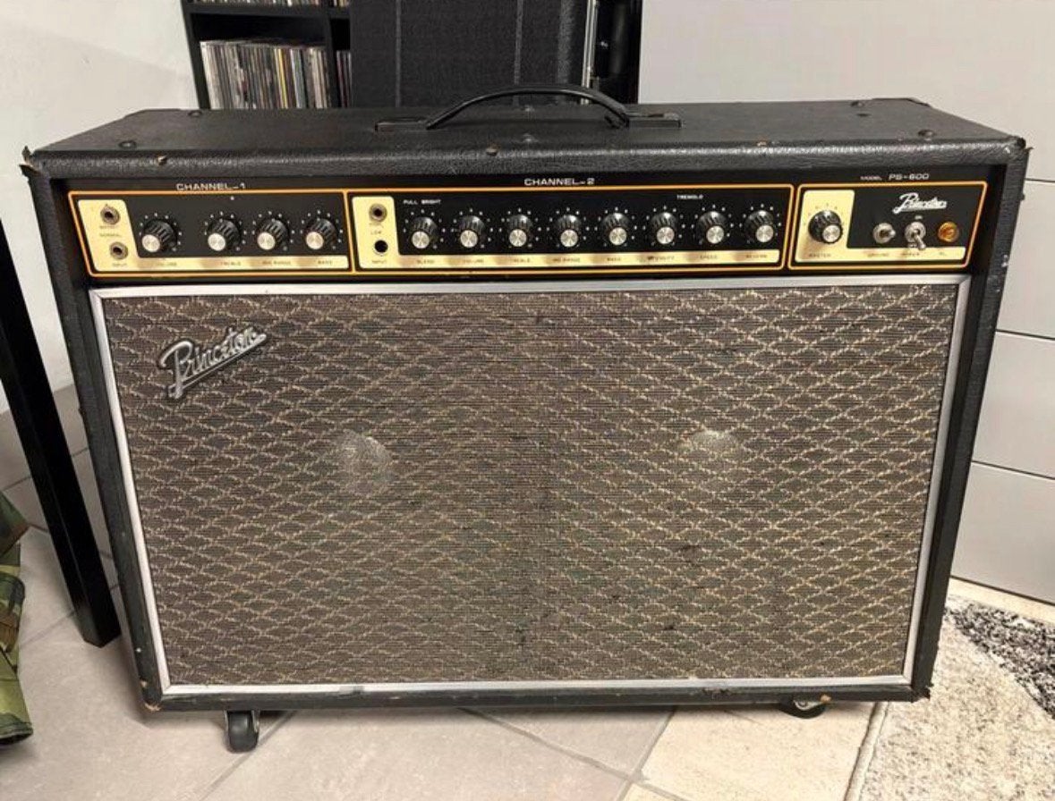 Vintage princeton ps-600 gitaarversterker, Ophalen, Gebruikt, Gitaar, Minder dan 50 watt