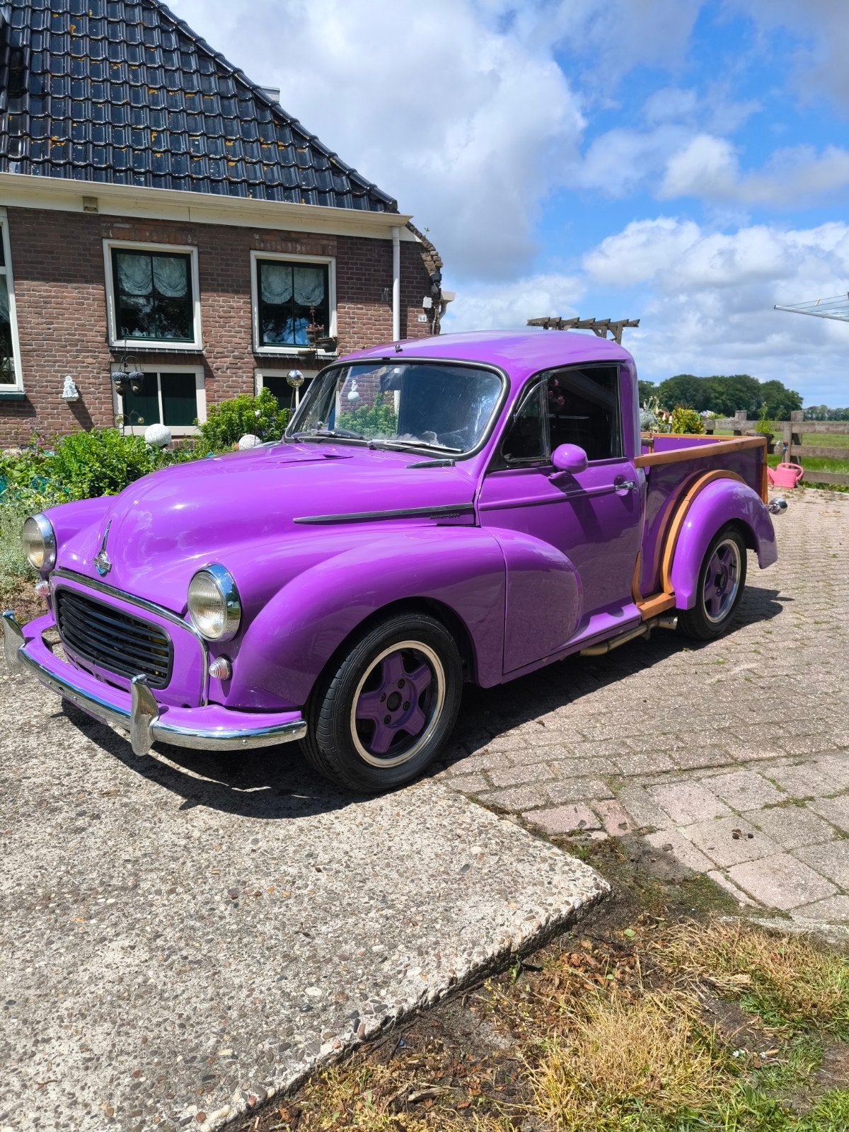 Morris Minor Hotrod Pickup, Auto's, Oldtimers, Particulier, Benzine, Ophalen