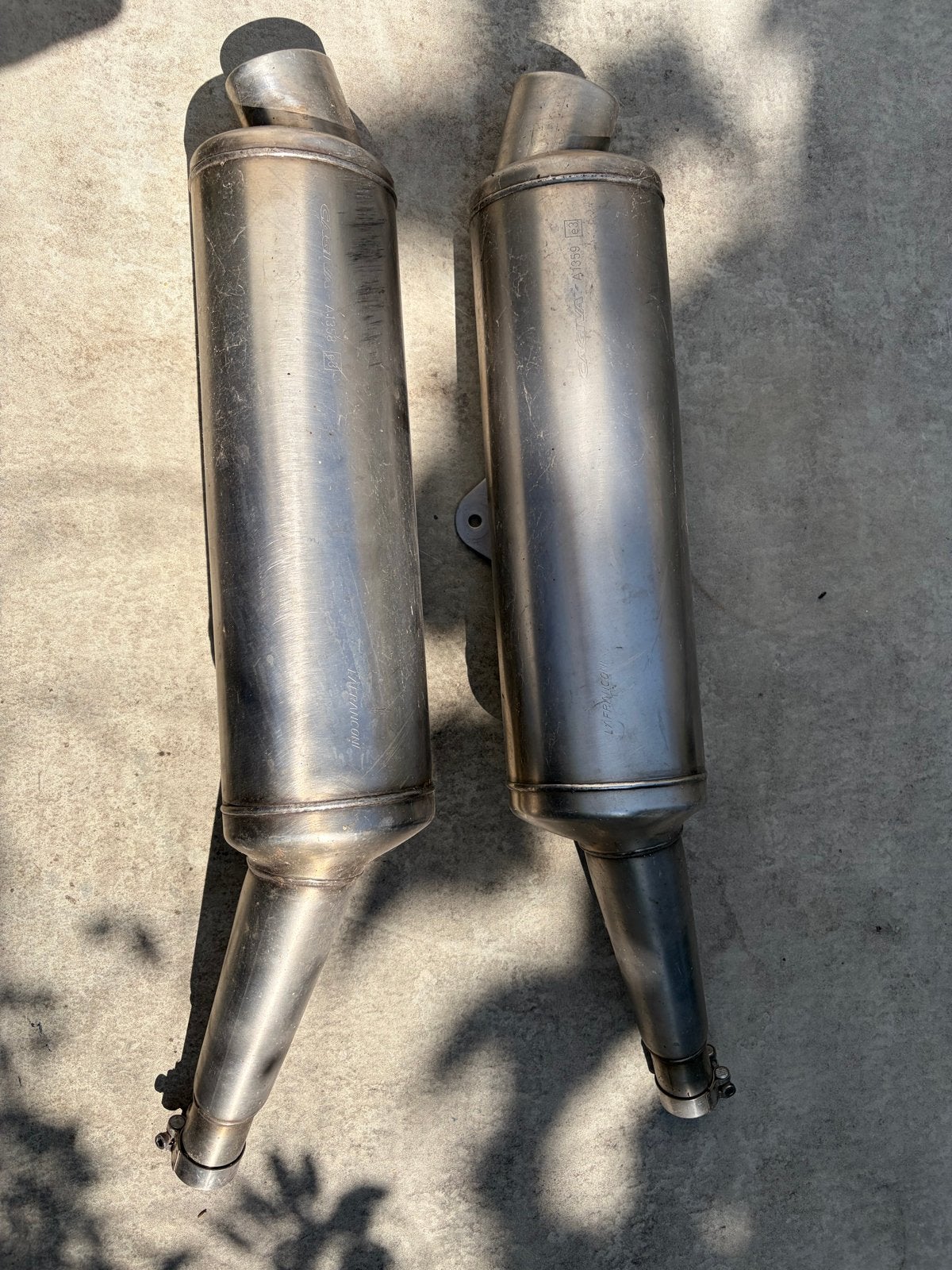 Cagiva Raptor 650 Einddempers, Motoren, Onderdelen | Overige, Ophalen, Gebruikt