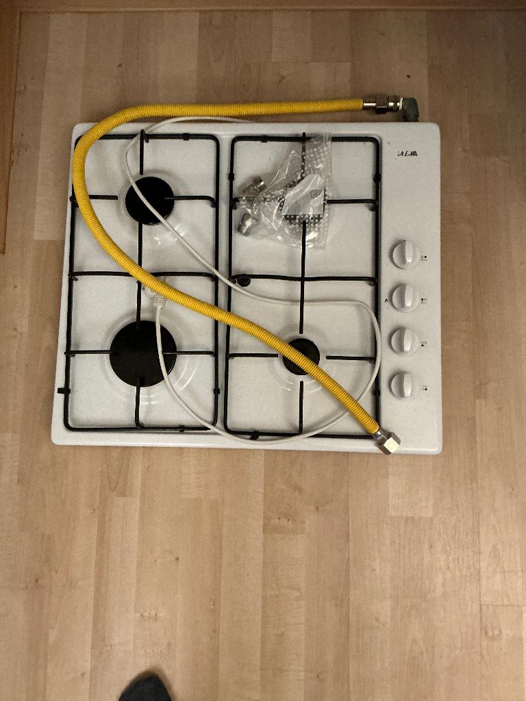 Kookplaat gas opbouw, Ophalen, 4 kookzones, Zo goed als nieuw, Gas