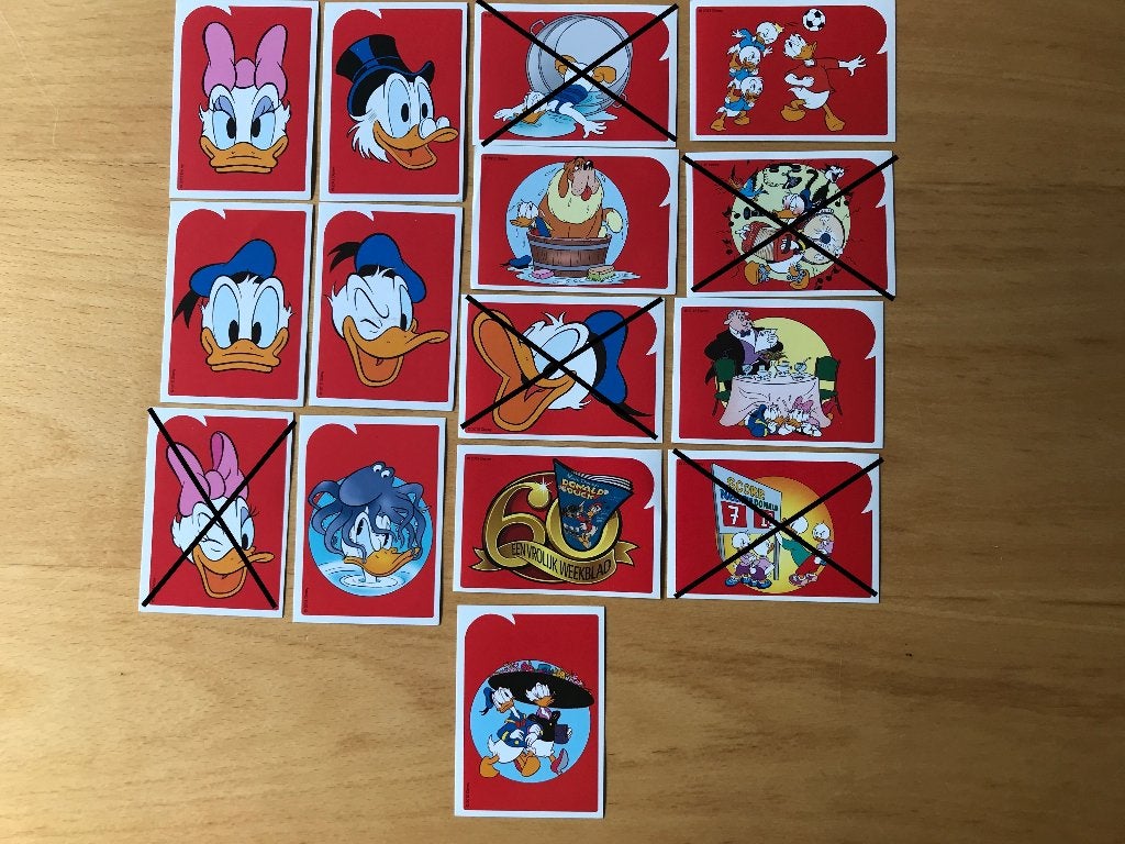 Donald Duck Panini plaatjes - diverse figuren, Ophalen of Verzenden, Nieuw, Strip of Tekenfilm