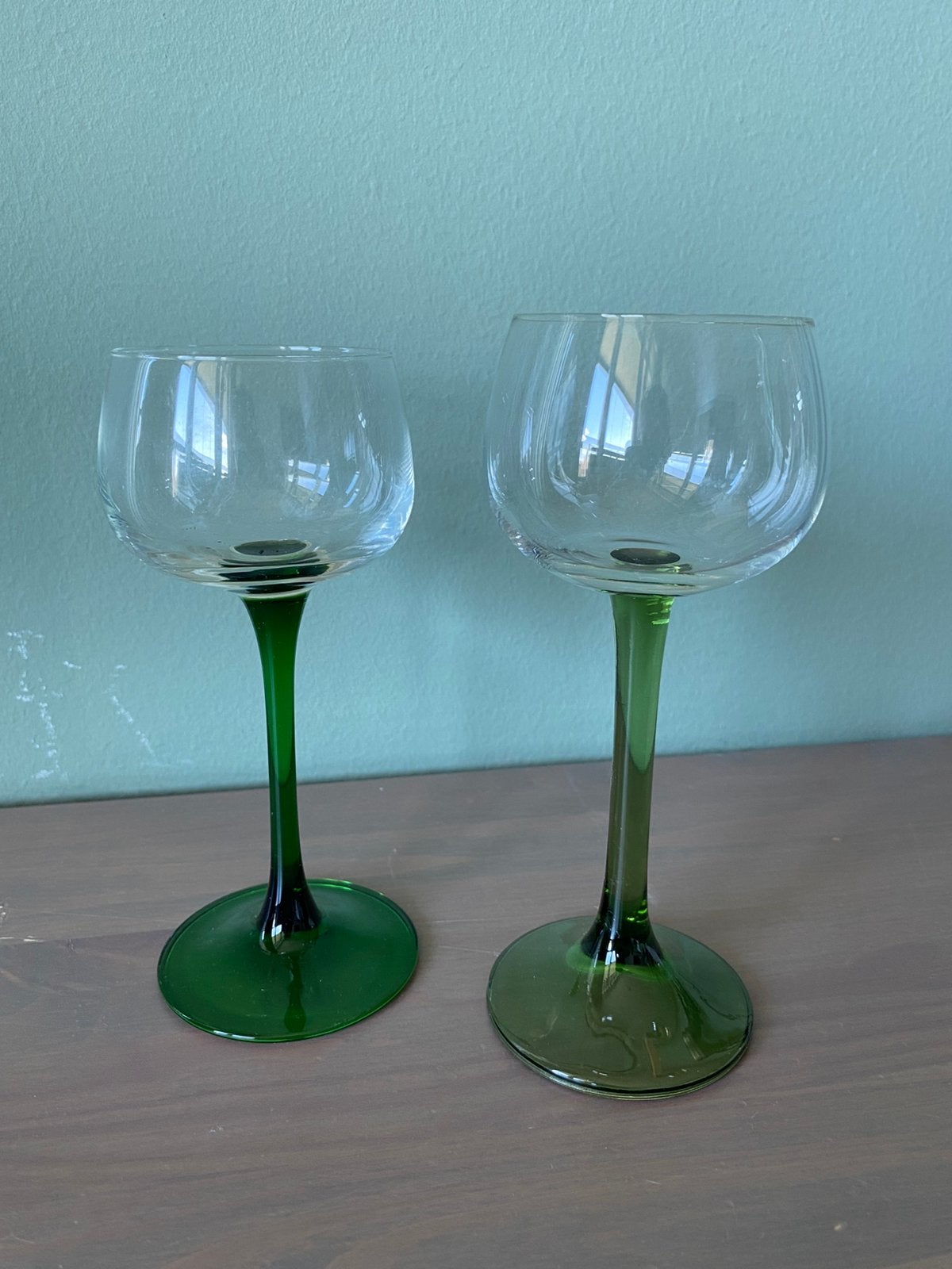 Twee vintage glazen - Luminarc, Ophalen of Verzenden