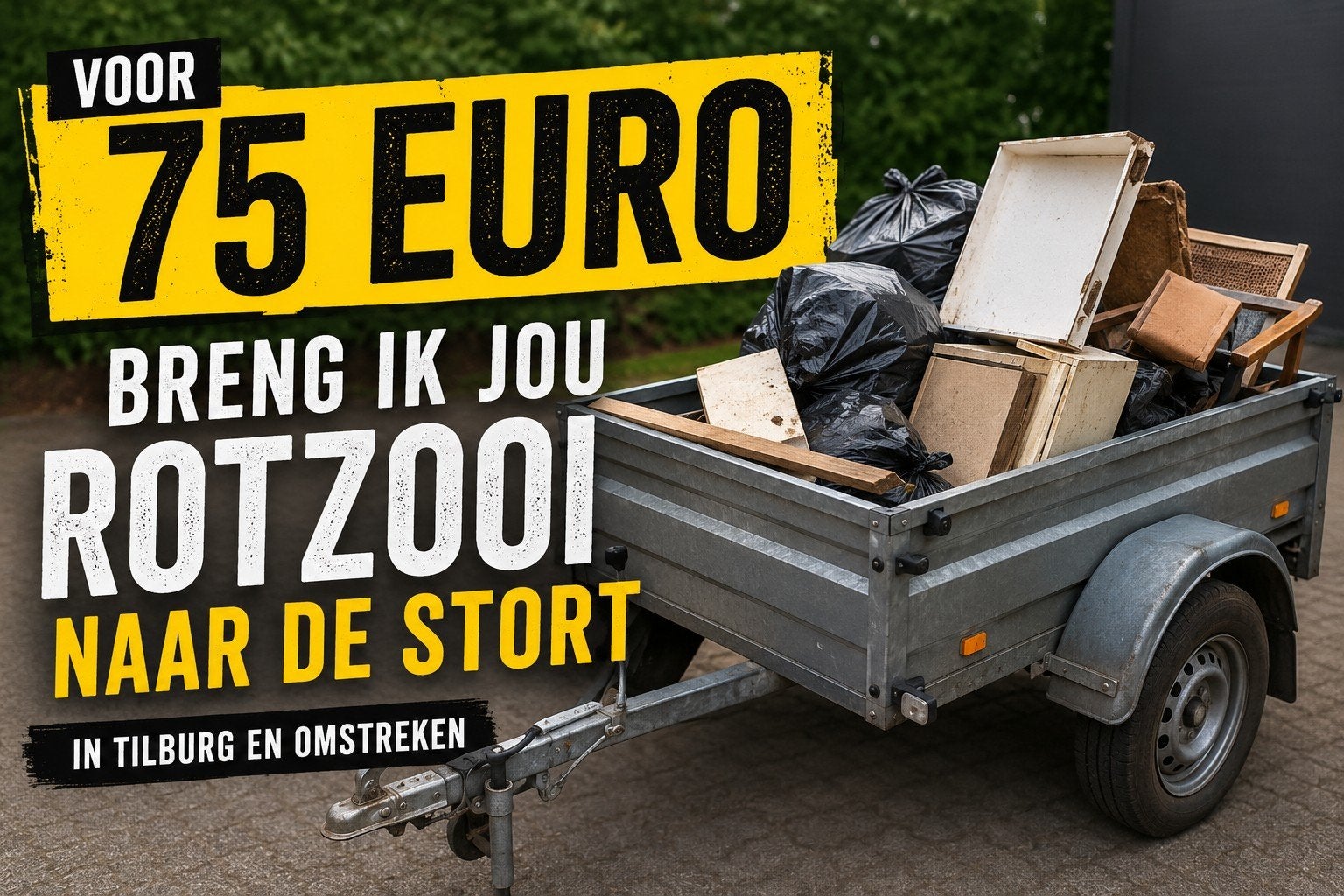 aanhanger nodig? rotzooi die weg moet?, Diensten en Vakmensen