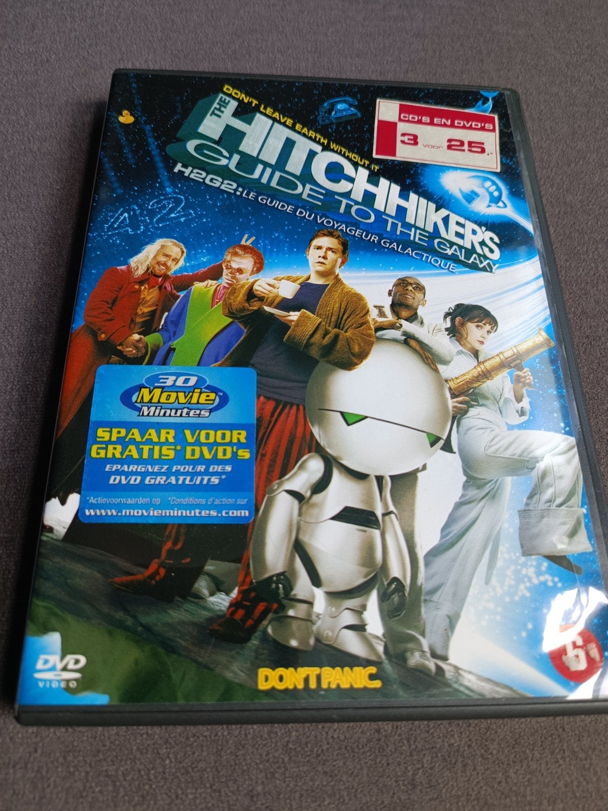 Hitchhikers guide to the Galaxy - dvd, Alle leeftijden, Ophalen of Verzenden, Zo goed als nieuw