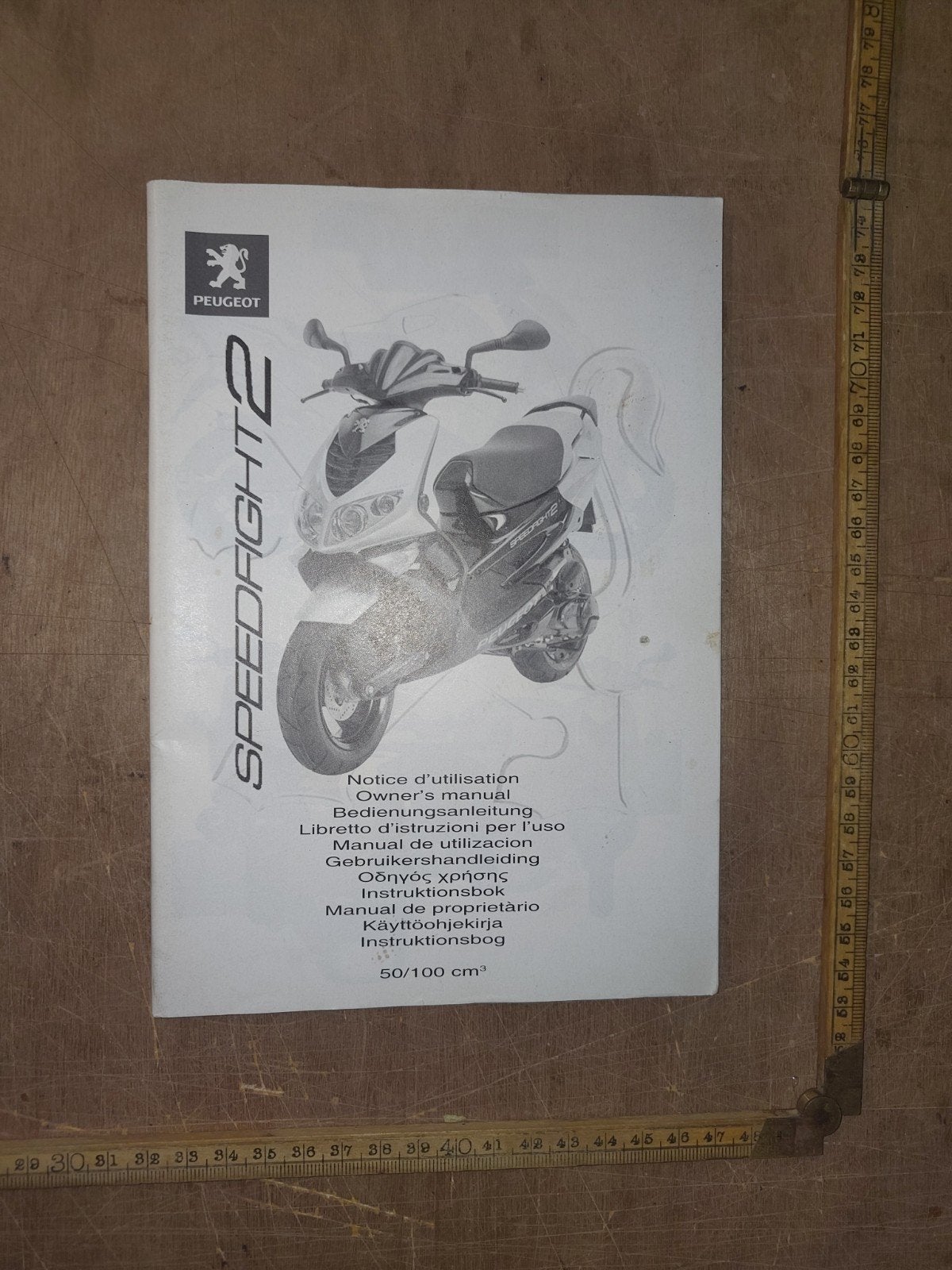 Handleiding Peugeot Speedfight 2, Ophalen of Verzenden, Gebruikt