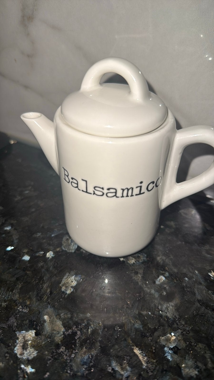 Rivièra Maison Balsamico Oliekan, Overige typen, Ophalen of Verzenden, Zo goed als nieuw, Steen/keramiek