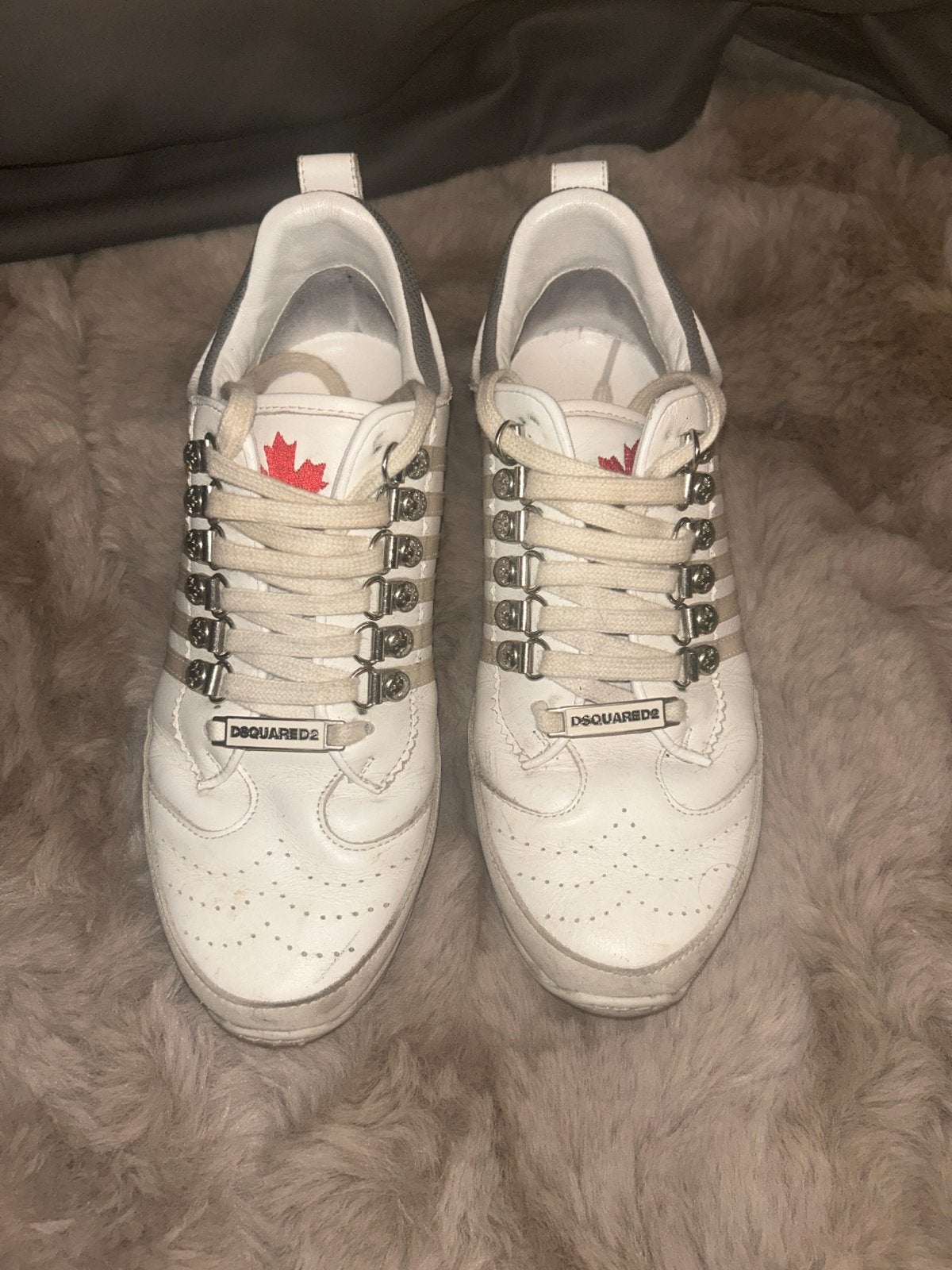 Dsquared2 sneakers maat 39, Ophalen of Verzenden, Gedragen, Wit, Sneakers of Gympen