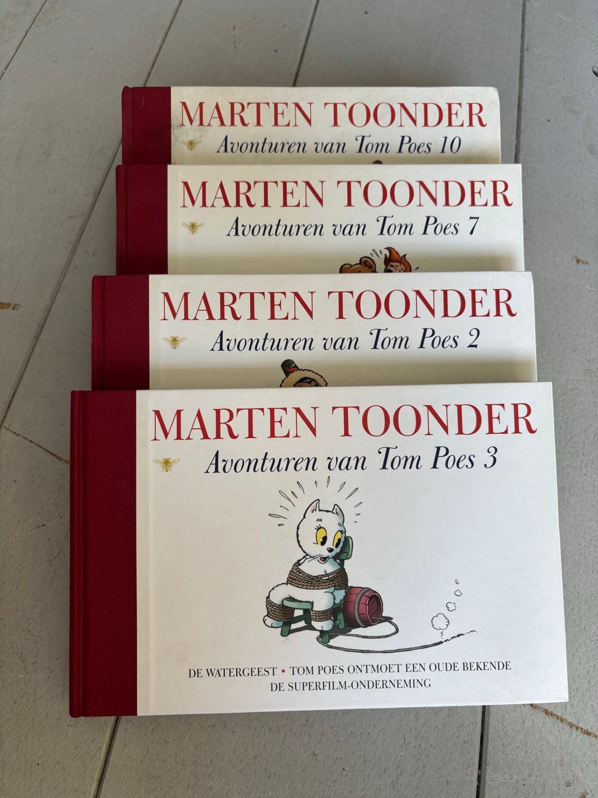 Marten Toonder - Avonturen van Tom Poes (4 delen), Boeken, Stripboeken, Meerdere stripboeken, Verzenden, Gelezen