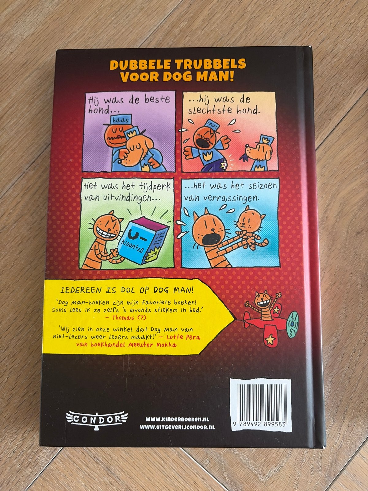 Dav Pilkey - Dog Man en de gekloonde kat, Ophalen, Fictie algemeen, Zo goed als nieuw, Dav Pilkey