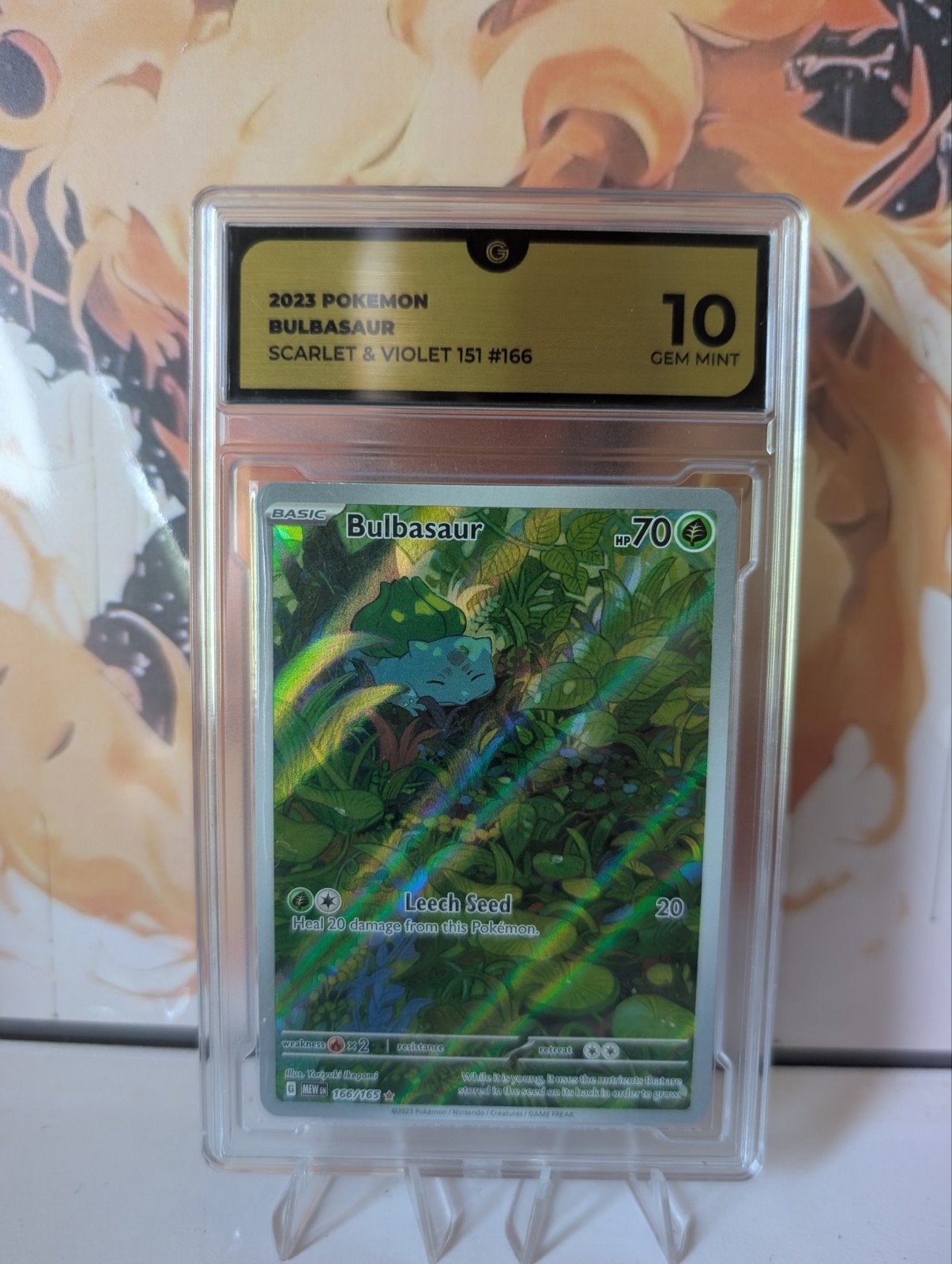 Bulbasaur Pokémon kaart 2023 Scarlet & Violet 151 #166, Ophalen of Verzenden, Nieuw, Losse kaart