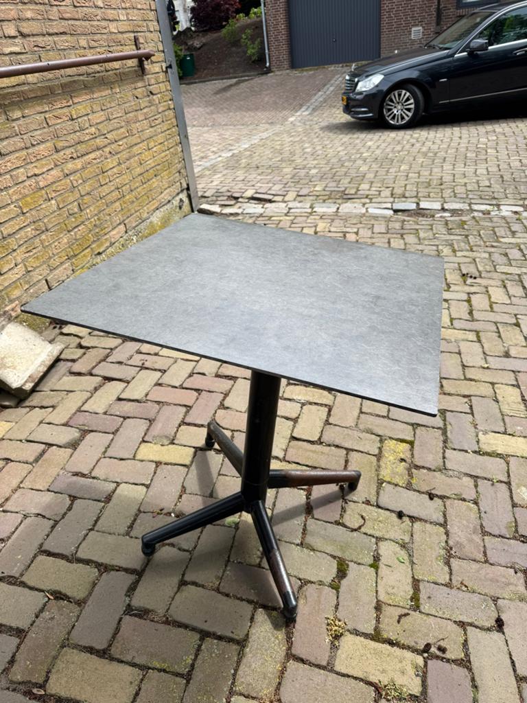 8x Grijze Inklapbare Tafel 70x70 cm - Horeca/Evenementen, Huis en Inrichting, Tafels | Eettafels, Ophalen, Gebruikt, Vierkant