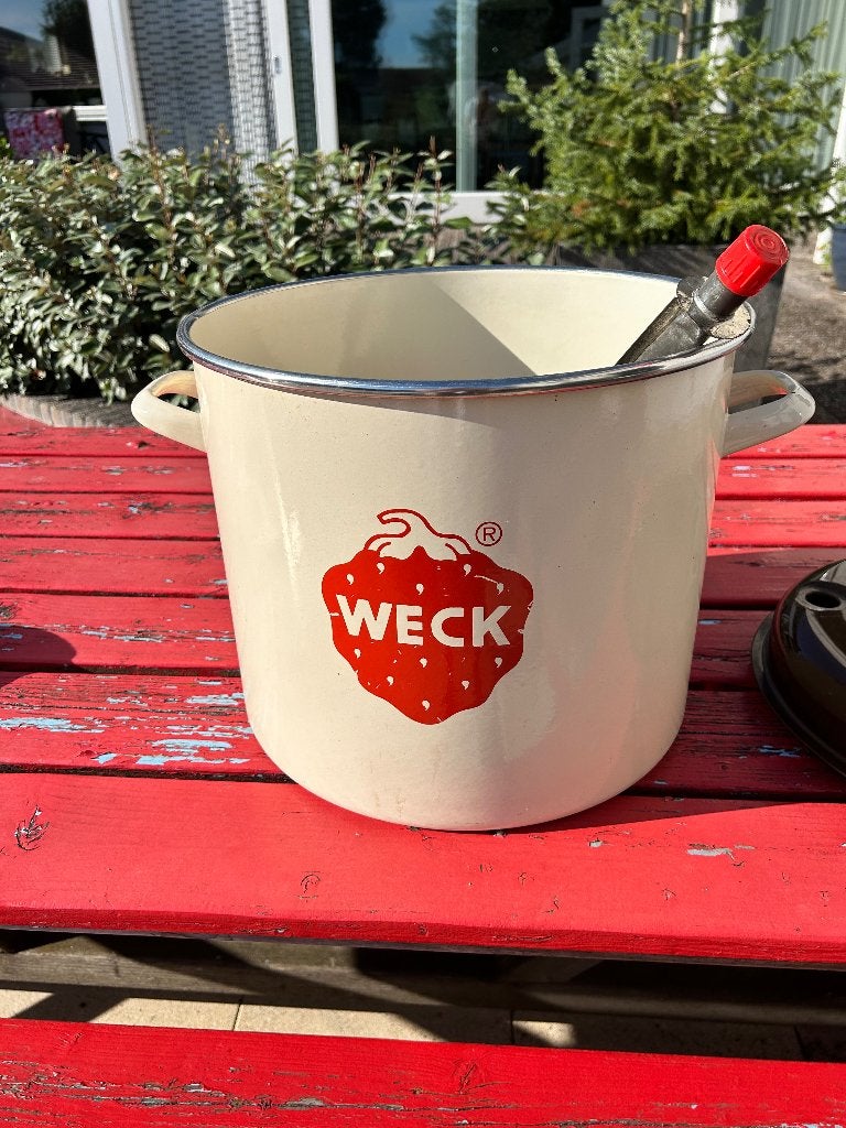 Originele Weck-ketel, Huis en Inrichting, Keuken | Potten en Pannen, Ophalen, Gebruikt, Overige typen, Met deksel