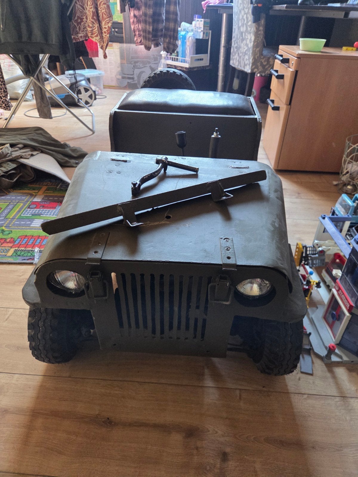 Willys Jeep replica met Sachs motor - Project, Ophalen of Verzenden