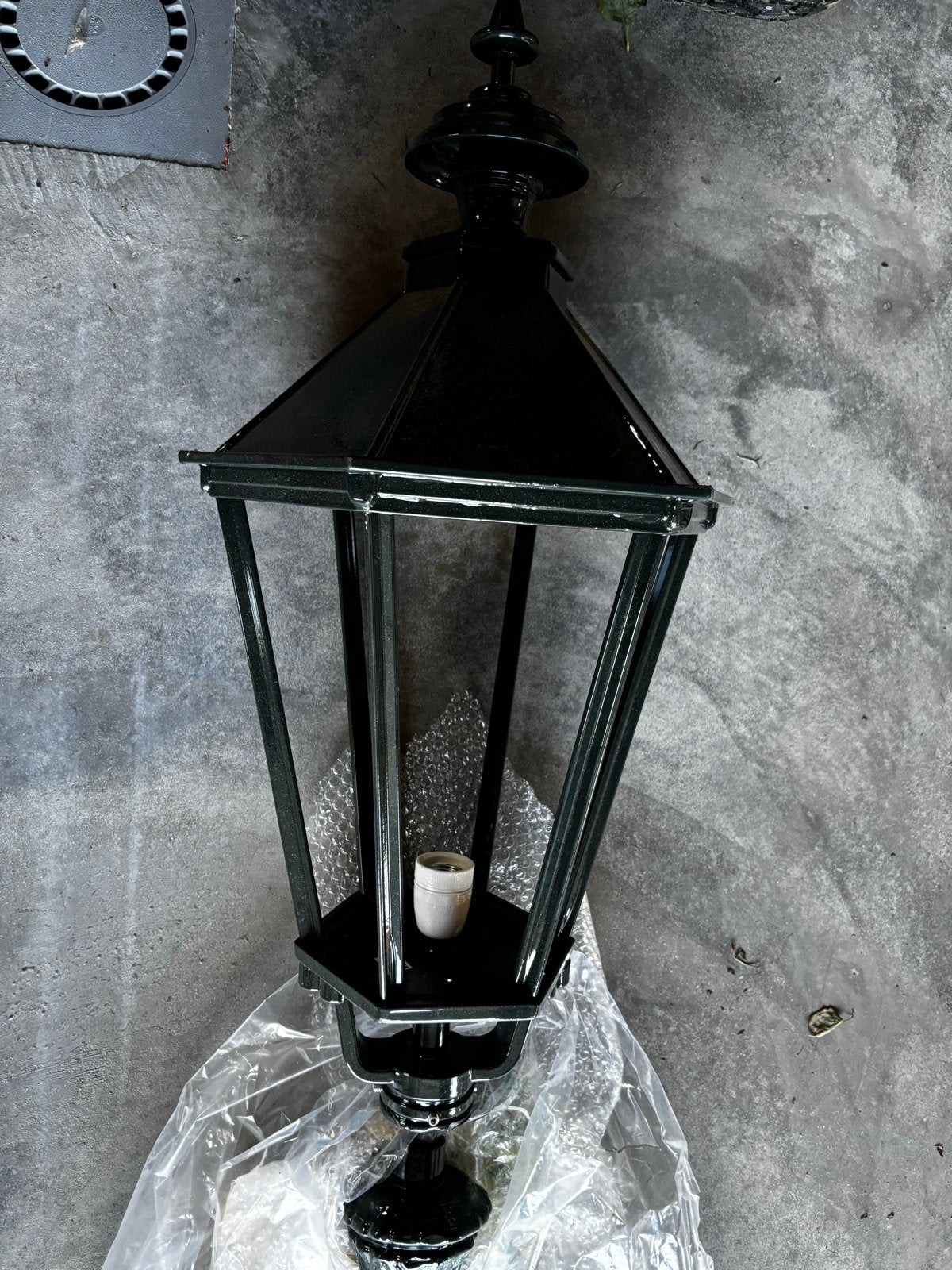 Nieuwe klassieke buitenlamp/lantaarnpaal, groen, Ophalen, Minder dan 50 watt, Staande lamp, Nieuw