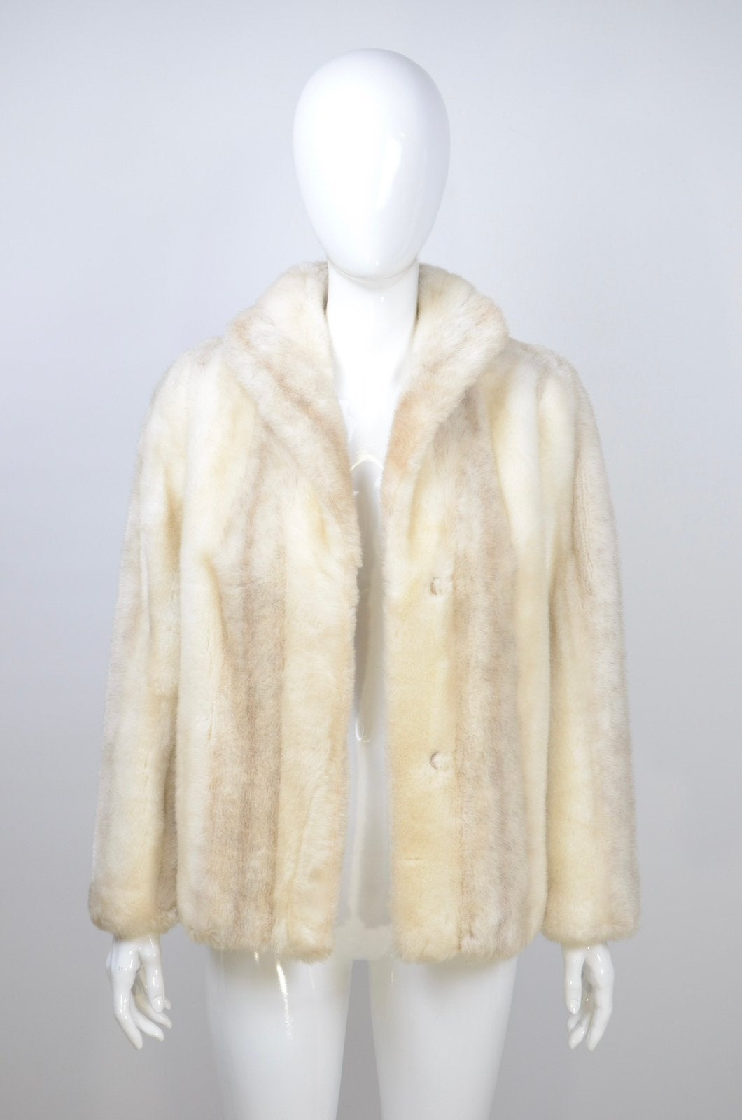 Faux fur jas, Ophalen of Verzenden, Zo goed als nieuw, Beige