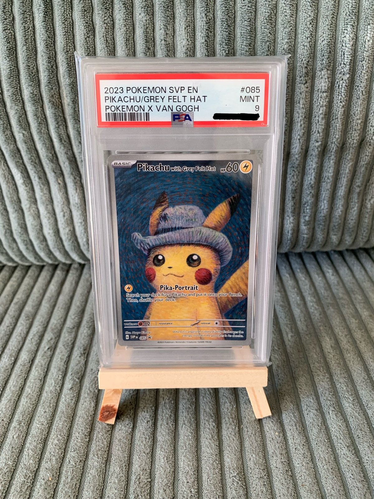 Psa 9 Van Gogh pikachu., Ophalen of Verzenden, Zo goed als nieuw