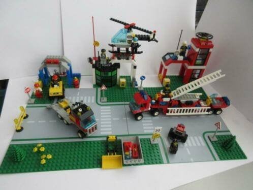 Town/city 6464 6445 6447 6452 6455 6459 6461 6470 6517 6518., Ophalen of Verzenden, Zo goed als nieuw, Complete set, Lego