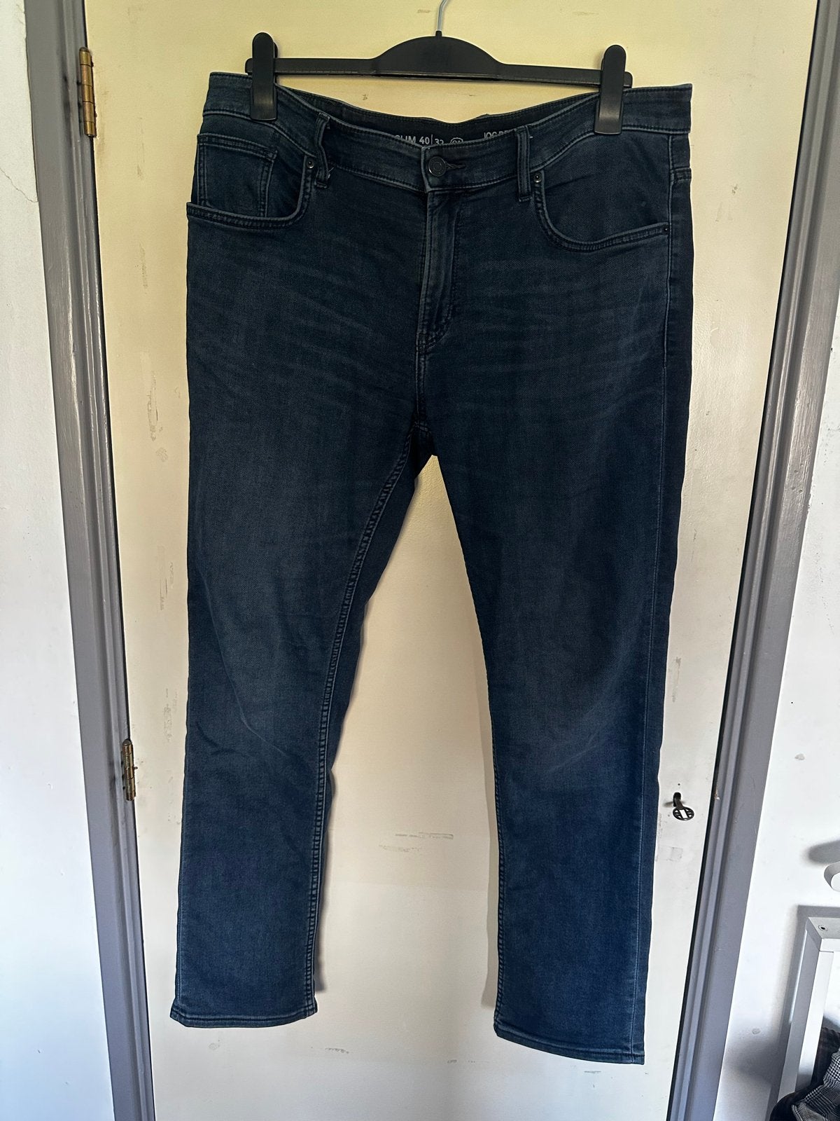 C&A The Slim Jog Denim Jeans - Maat 40/32, Kleding | Heren, Verzenden, Gedragen, Blauw, W40 - W42 (confectie 56/58)