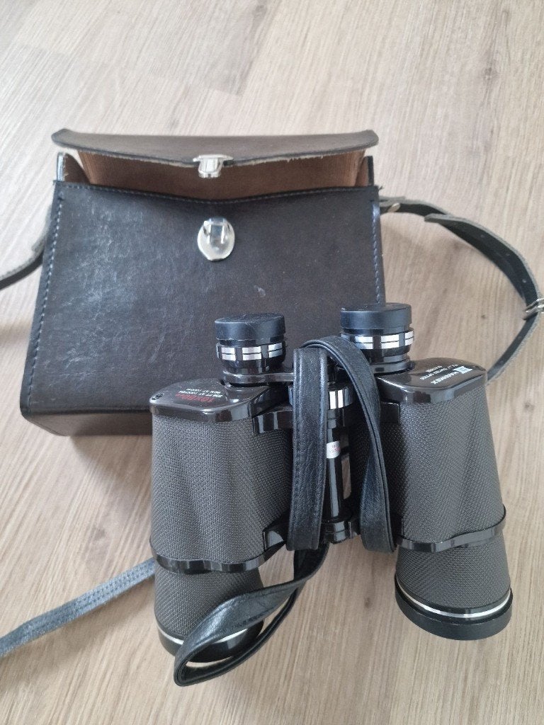 TE KOOP verrekijker  Hanimex  10x50 met tas, Audio, Tv en Foto, Gebruikt, Overige typen, Ophalen of Verzenden, 8 tot 12x