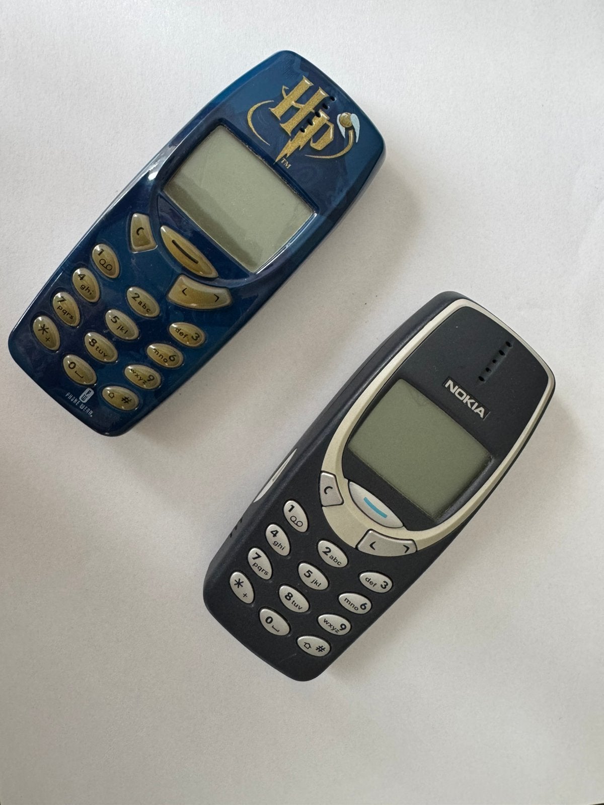 2x vintage Nokia – Nokia 3310 + Harry Potter uitvoering, Telecommunicatie, Blauw, Geen camera, Ophalen of Verzenden, Zo goed als nieuw