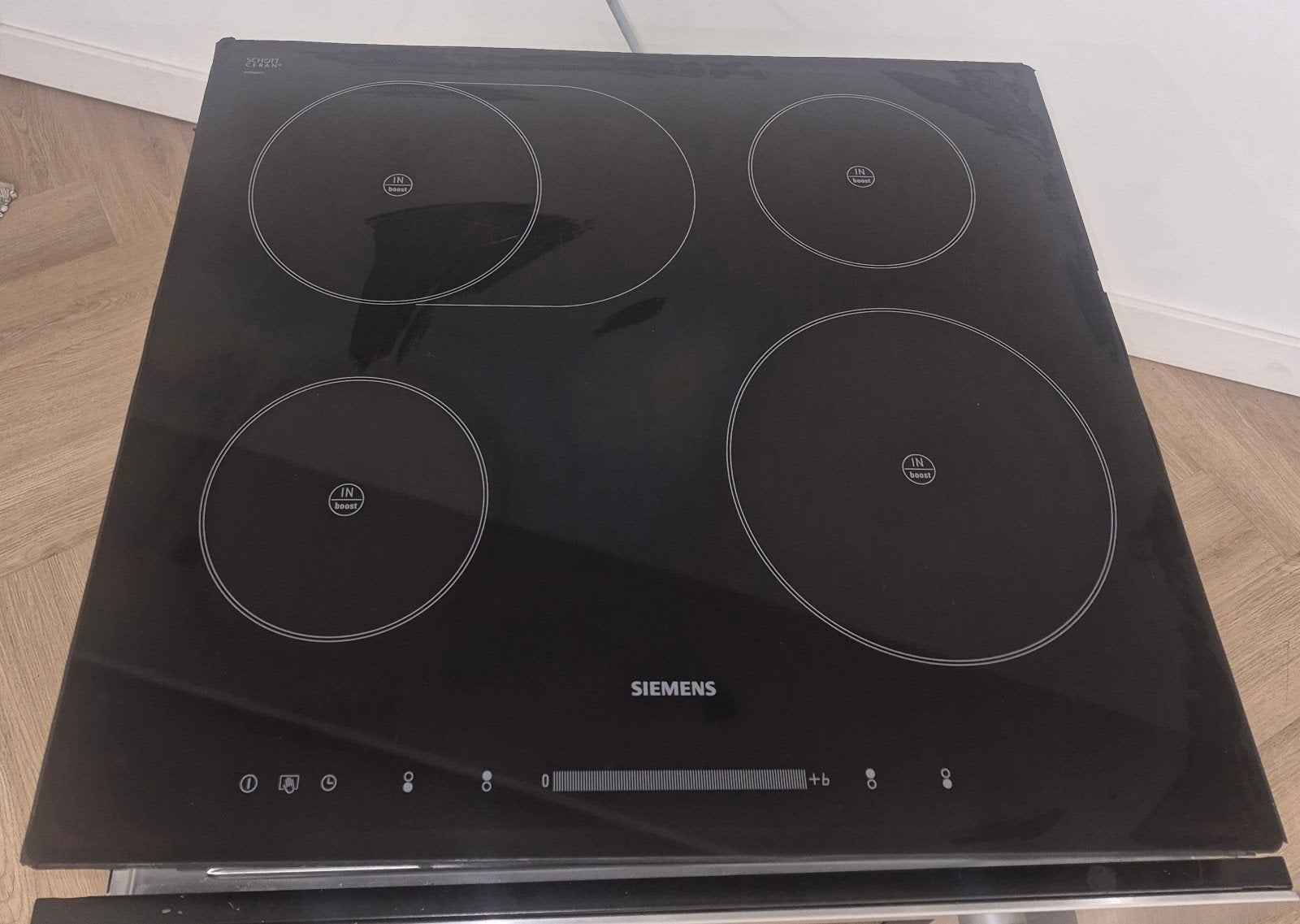 Siemens Inductiekookplaat - Perfecte Kwaliteit, Witgoed en Apparatuur, Ophalen, Gebruikt, 4 kookzones, Inbouw