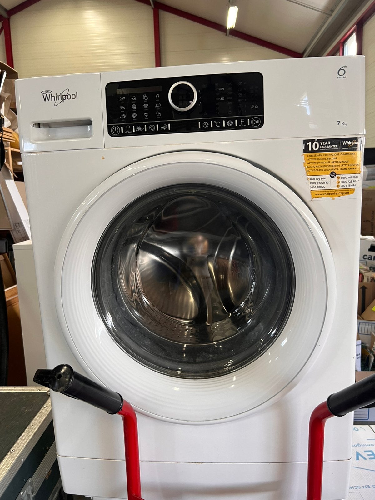 Whirlpool 6th Sense Wasmachine - 7 kg, D, Ophalen of Verzenden, Zo goed als nieuw, D