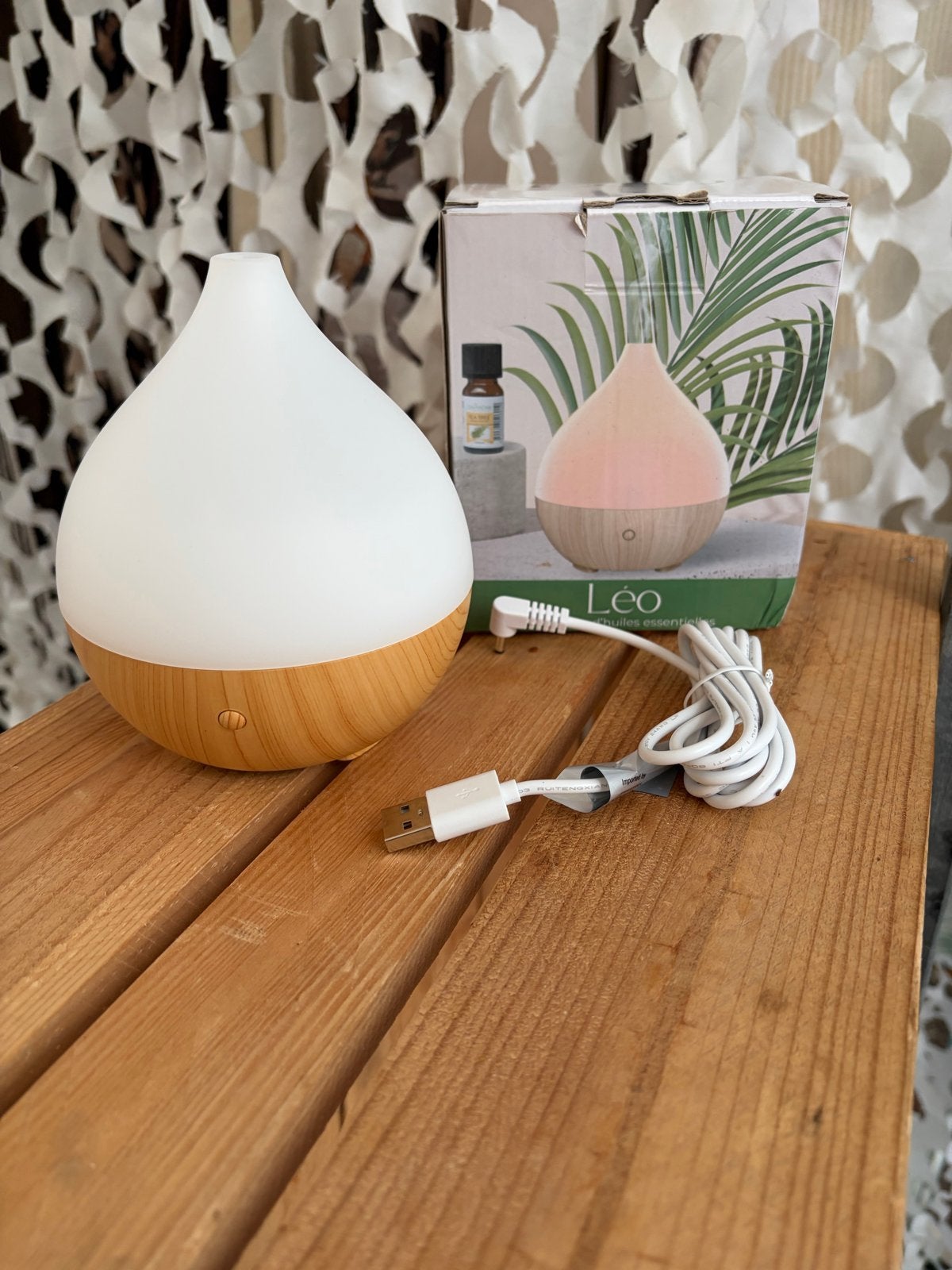 Leo Aroma Diffuser - Essentiële Olie Verstuiver, Ophalen of Verzenden, Nieuw, Aroma