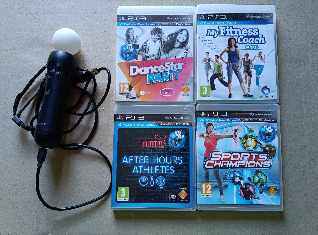 playstation3 move set met 4 games, camera en move controller, Ophalen, Overige genres, 1 speler, Zo goed als nieuw