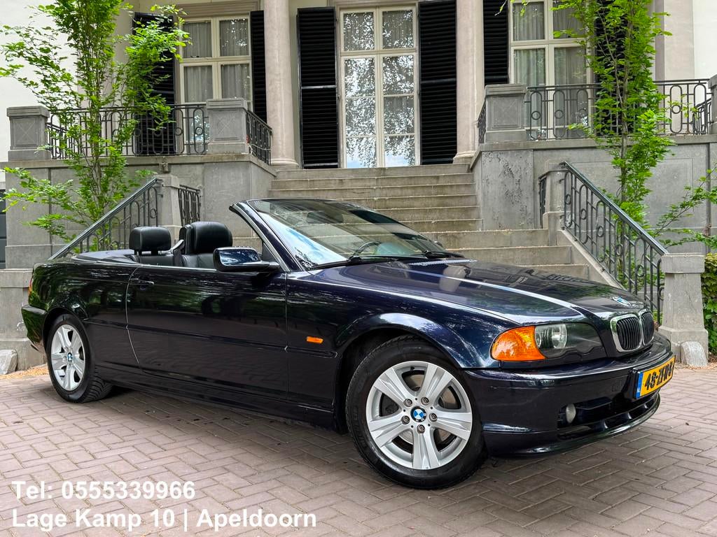 BMW 3-serie Cabrio 320Ci Executive Automaat Leder Xenon Navi, Auto's, Gebruikt, Cabriolet, Leder, Bedrijf