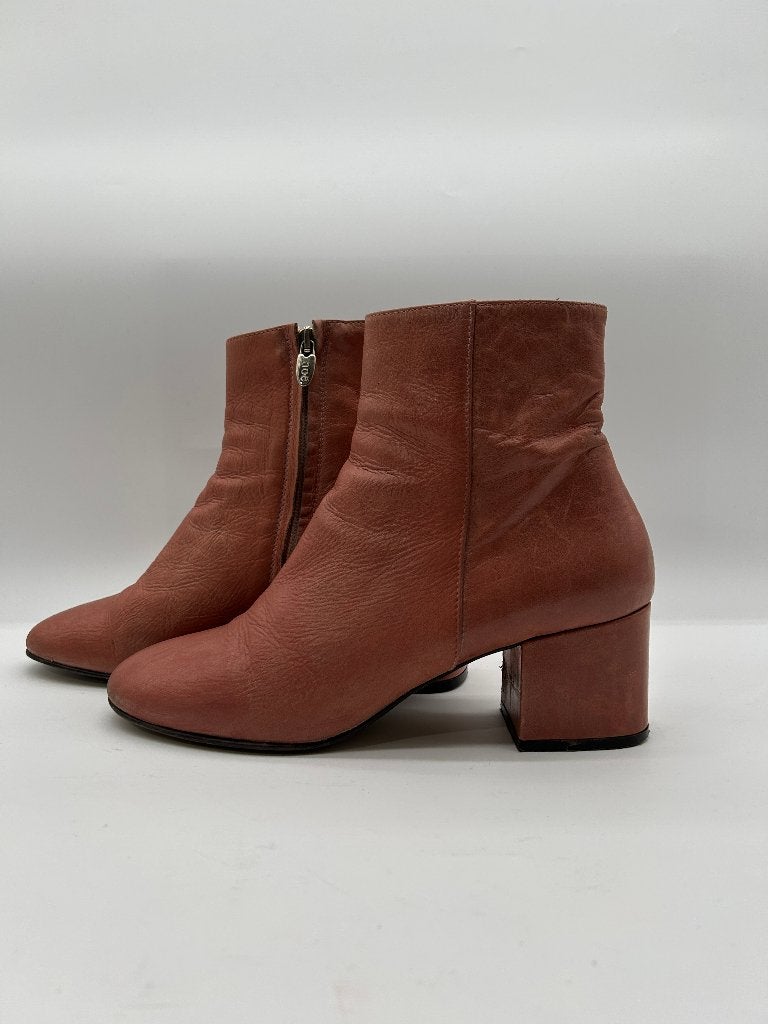 Noe, maat 39 stijlvolle laarsjes in een peach kleur, Overige kleuren, Verzenden, Lage of Enkellaarzen, Zo goed als nieuw
