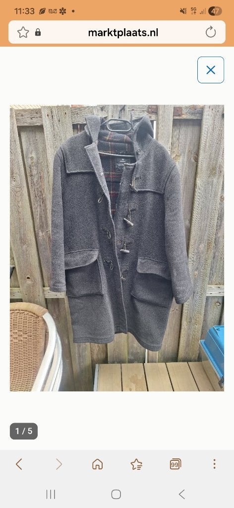 Warme zware grijze dames wintercoat/mantel, maat XL, Ophalen of Verzenden, Zo goed als nieuw, Grijs, Jas of Mantel