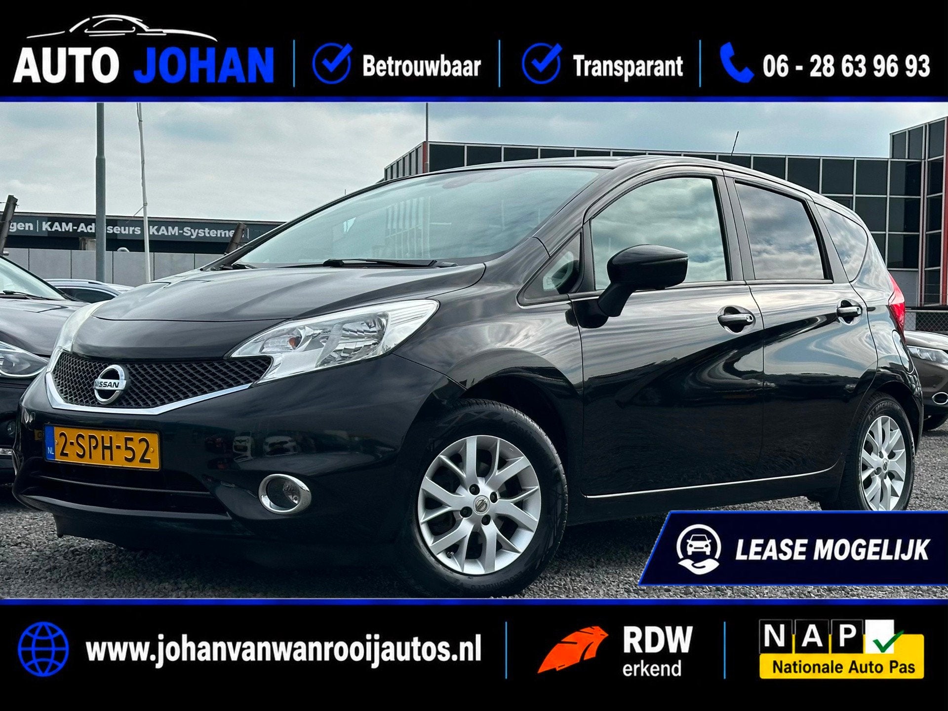Nissan Note 1.2 Connect Edition/360 CAMERA/NAVI/NW APK, Auto's, Euro 5, Stof, Zwart, Start-stop-systeem