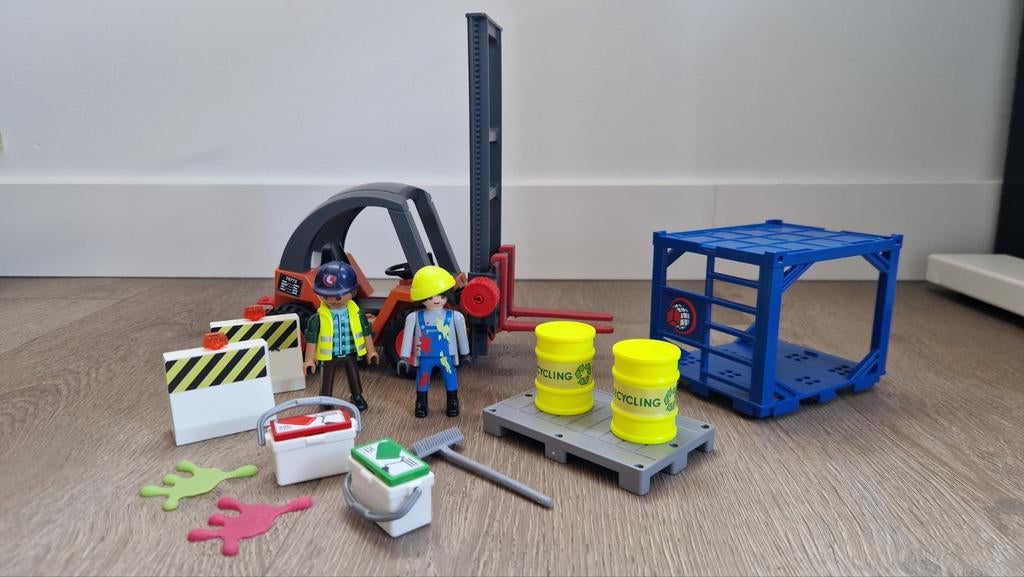 Playmobil City Action 70772 Vorkheftruck met lading, Ophalen, Zo goed als nieuw, Complete set