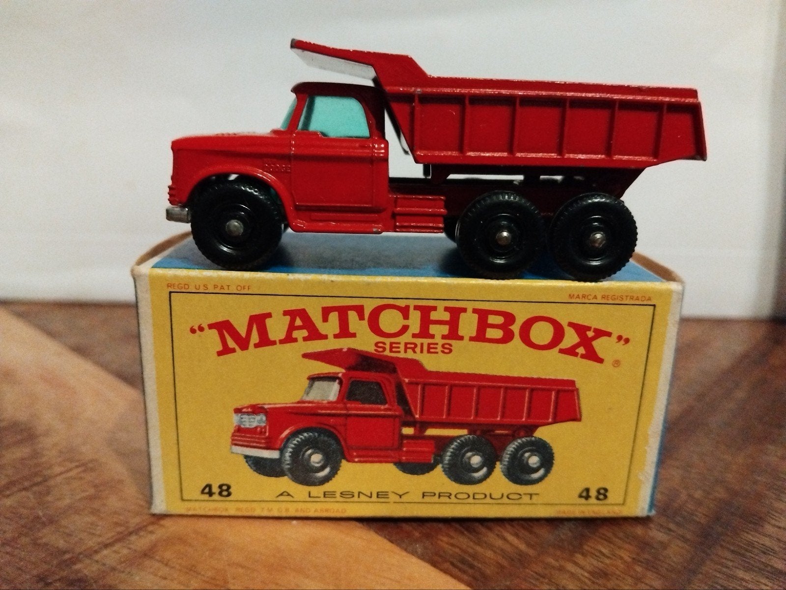 Matchbox Lesney #48 Dodge Dump Truck 3INCH, Ophalen of Verzenden, Bus of Vrachtwagen