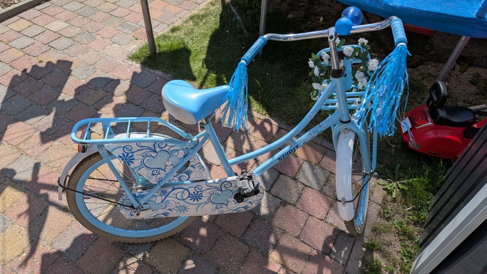 22 inch meisjesfiets gratis op te halen, Ophalen, Terugtraprem, 22 inch, Gebruikt