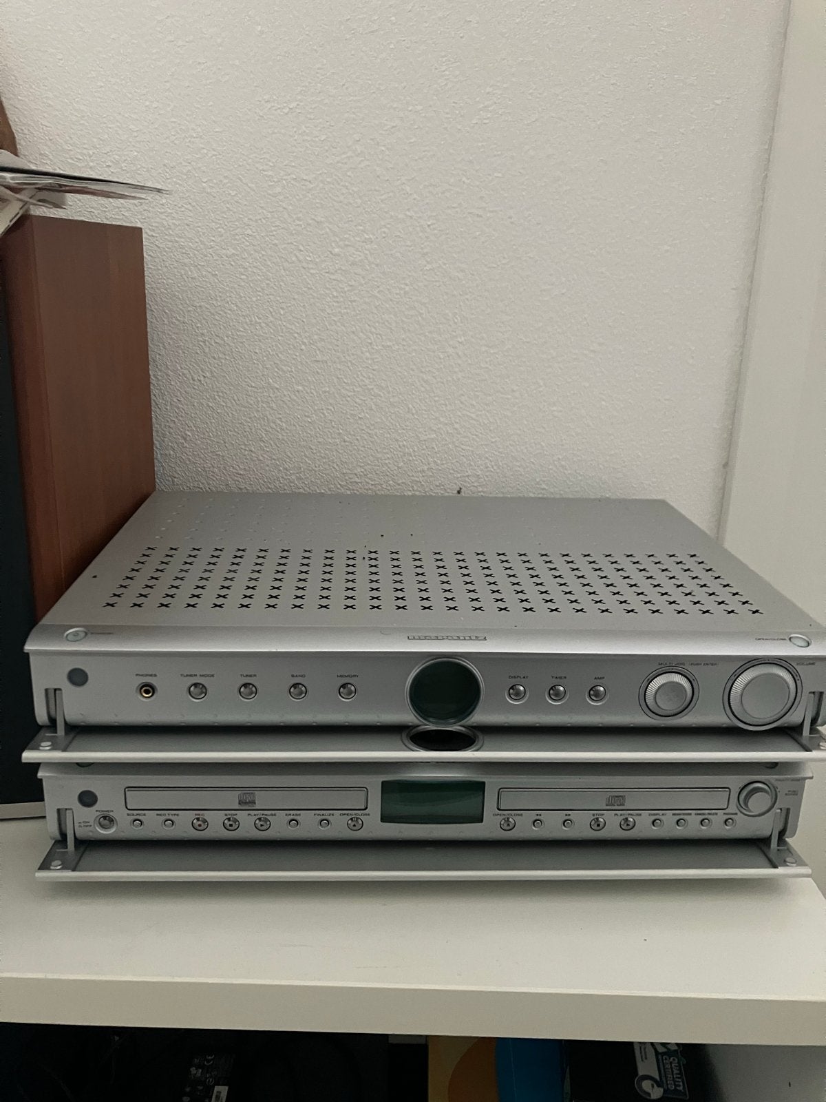 Marantz DR2100 & SR2100 met JBL LX2002 speakerset, Afstandsbediening, Ophalen of Verzenden, Zo goed als nieuw, Speakerset