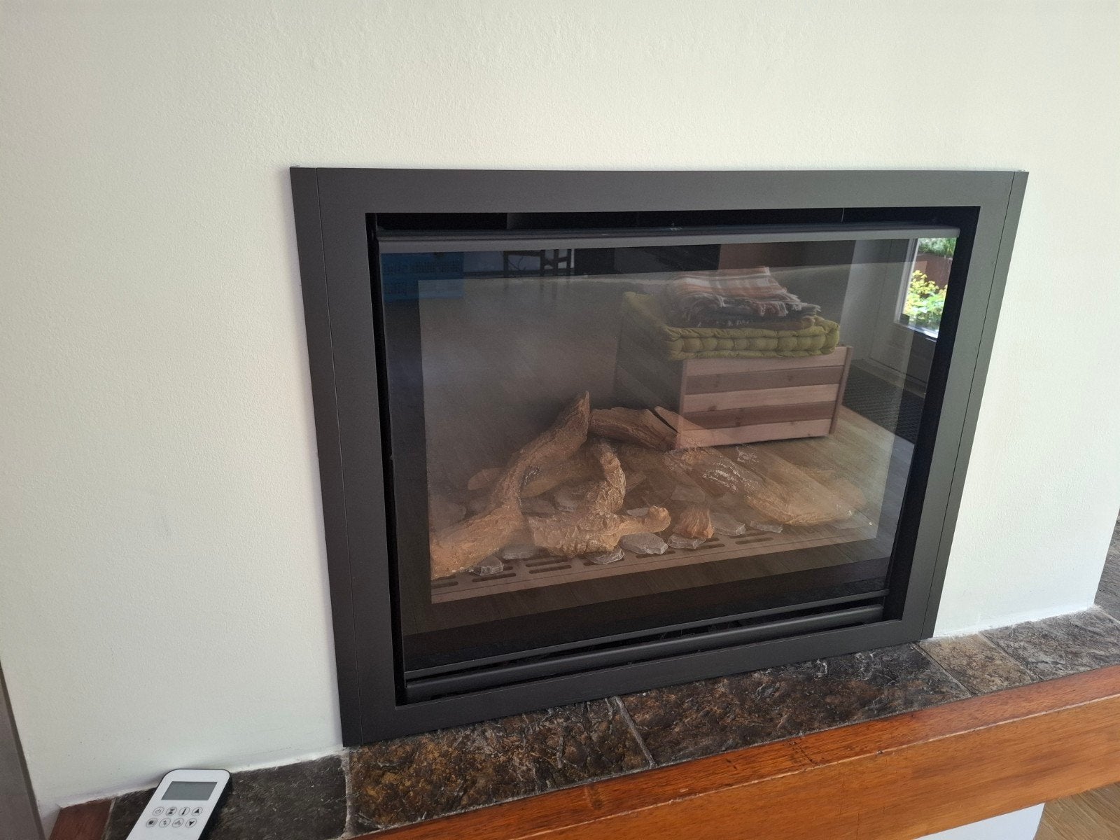 Bellfire Inbouw Gashaard met Afstandsbediening, Huis en Inrichting, Ophalen, Gebruikt, Inbouwhaard, Gashaard