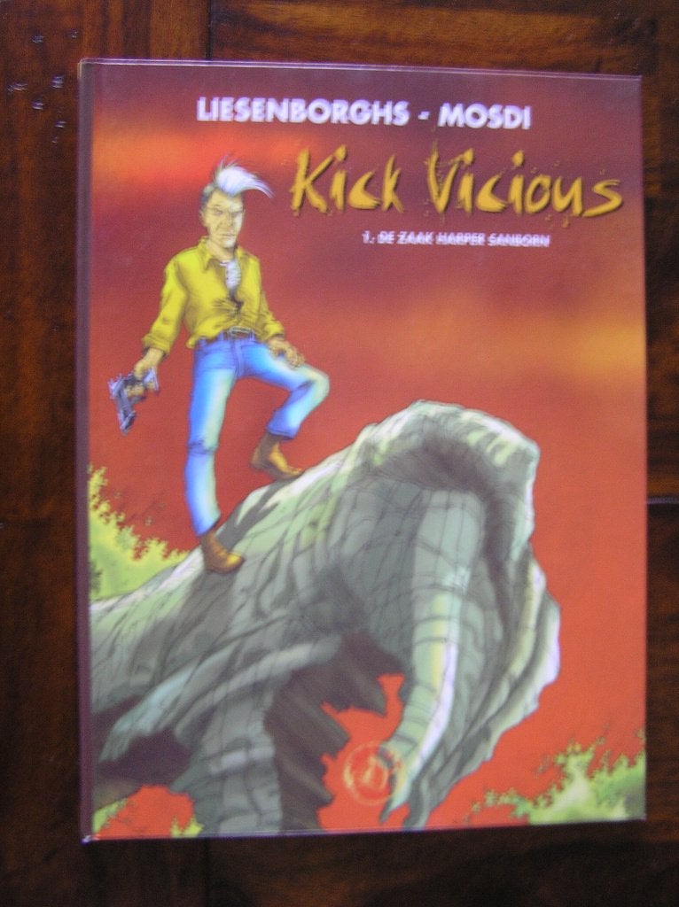 Kick Vicious - 1. De zaak Harper Sanborn. HC, Eén stripboek, Ophalen of Verzenden, Zo goed als nieuw