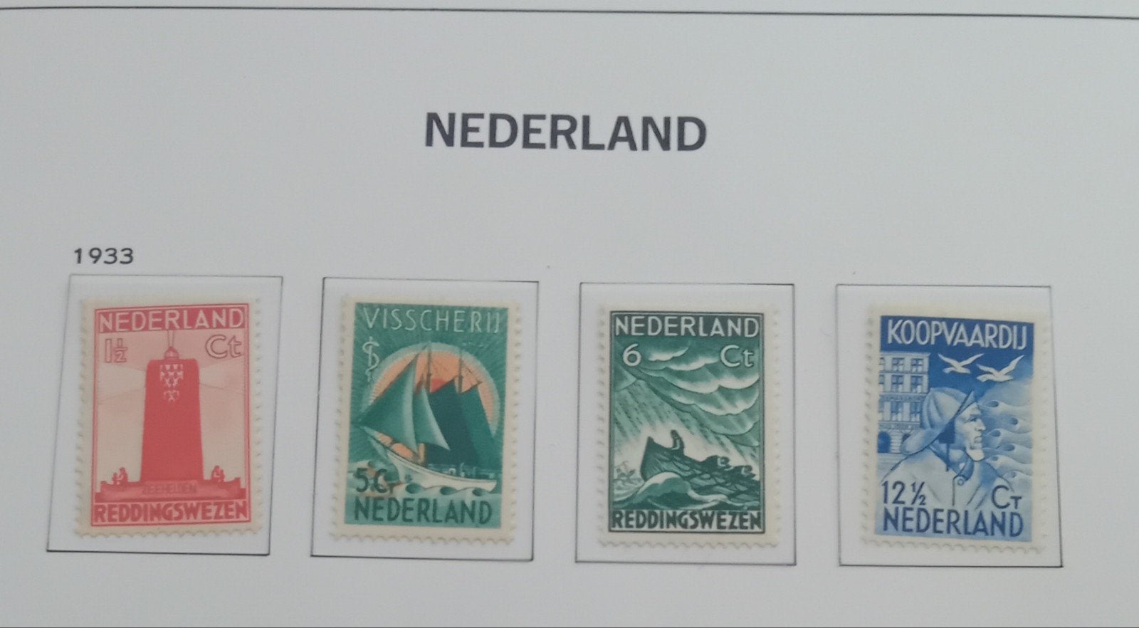 NVPH 257/260 Postfris, Postzegels en Munten, Ophalen of Verzenden, T/m 1940, Postfris