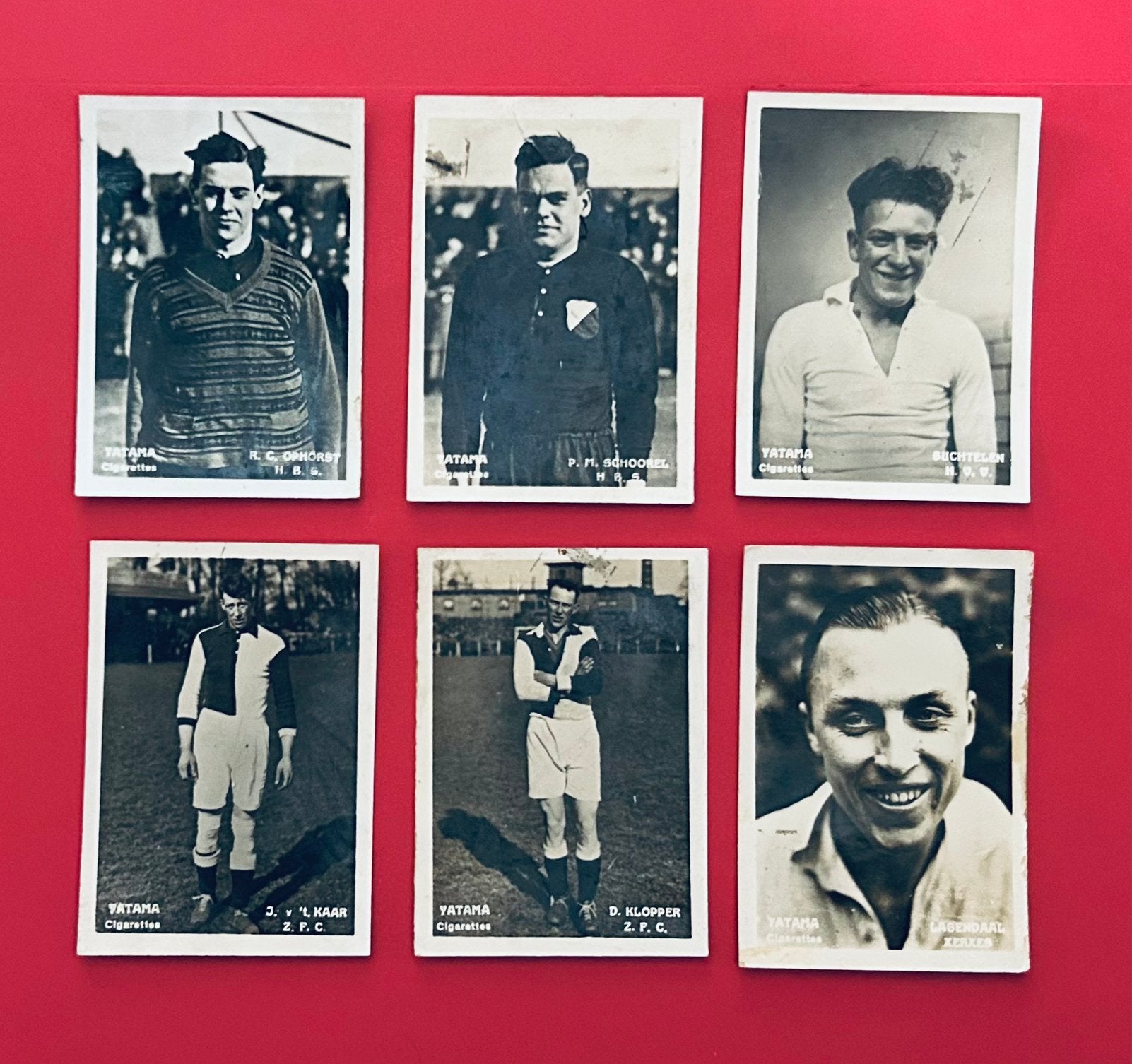 Voetbalplaatjes - Yatama - 1932/1933, Ophalen of Verzenden, Gebruikt, Overige binnenlandse clubs, Poster, Plaatje of Sticker